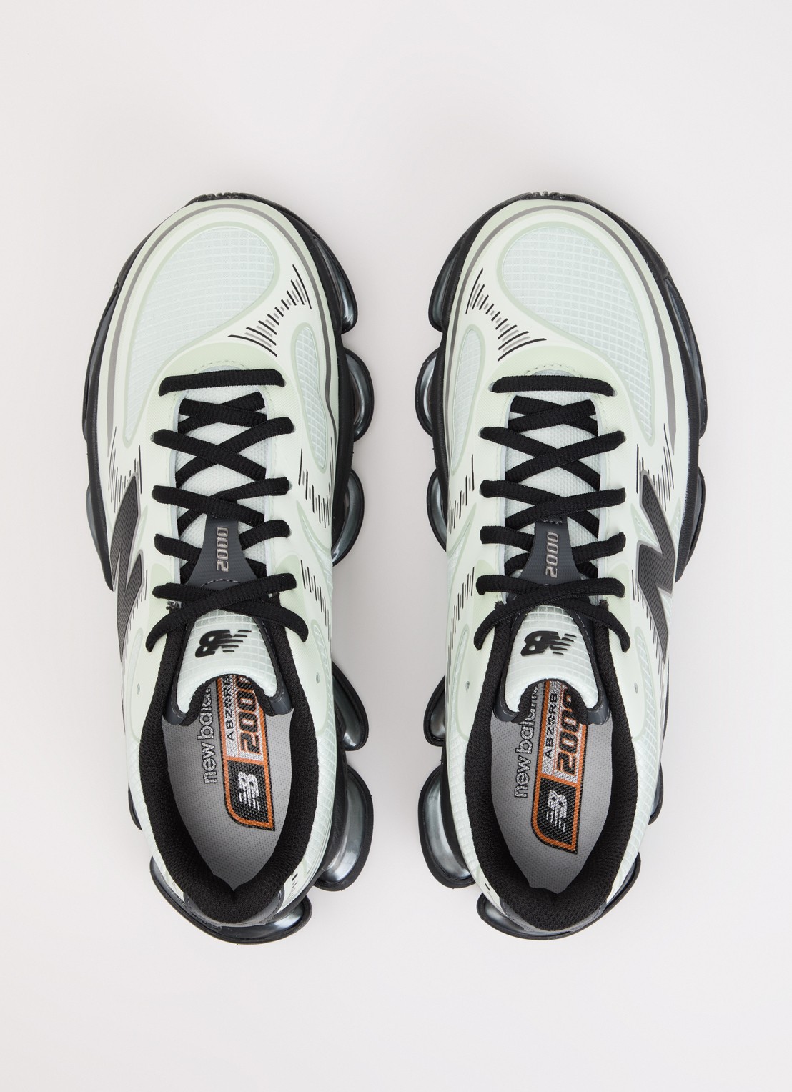 New Balance 2000 sneaker met logo - detail 3 lindegroen