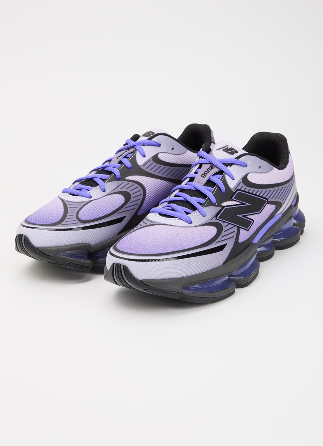 New Balance 2000 sneaker met mesh details - detail 4 paars