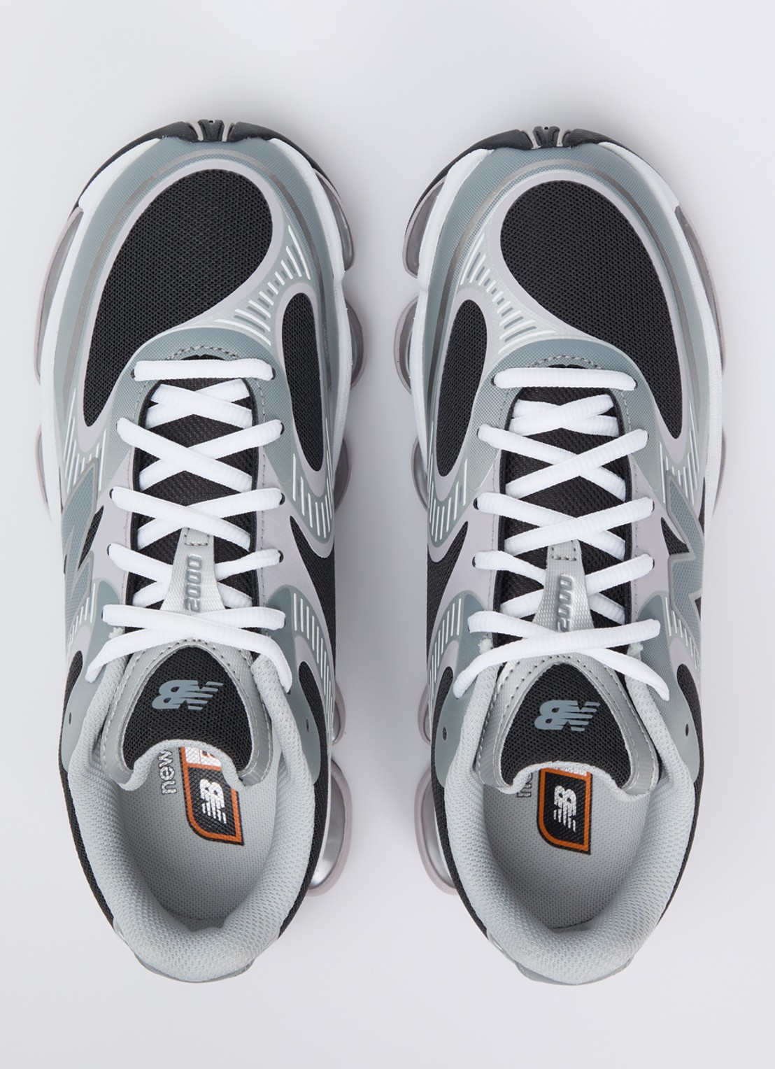 New Balance 2000 sneaker met mesh details - detail 4 zilver