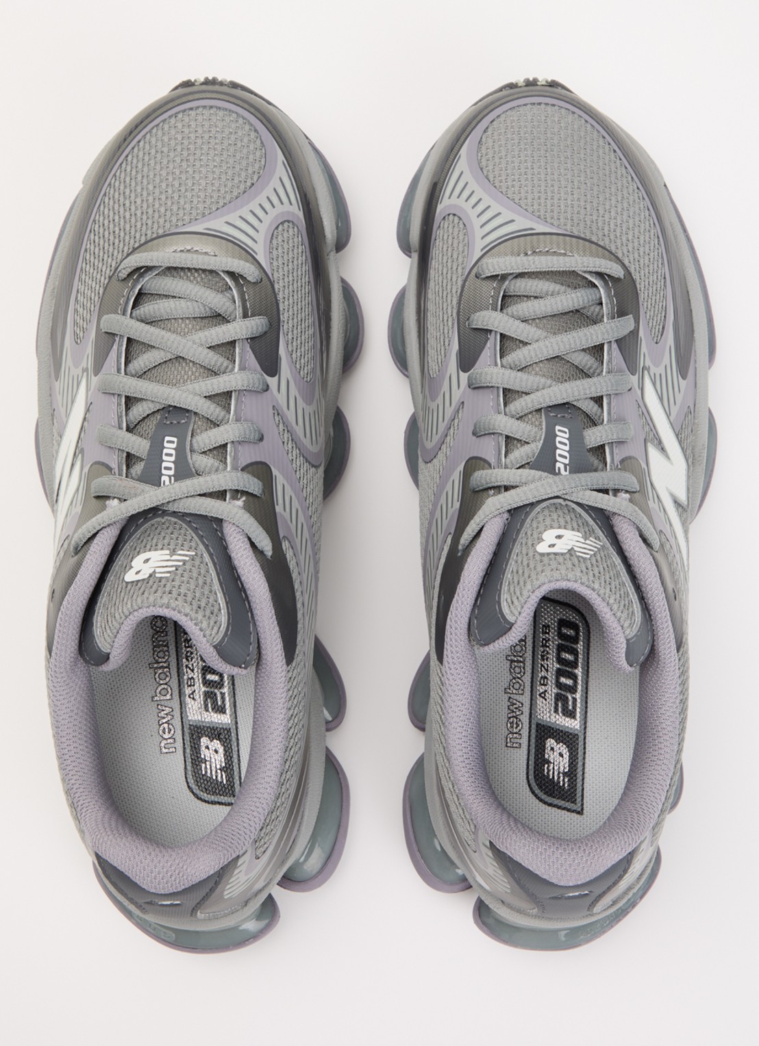 New Balance 2000 sneaker met mesh details - detail 2 grijs