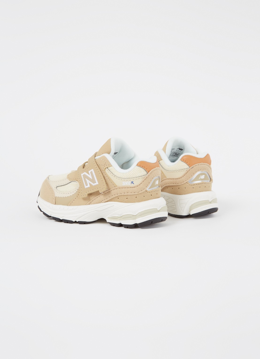 New Balance 2002 sneaker met mesh details - detail beige