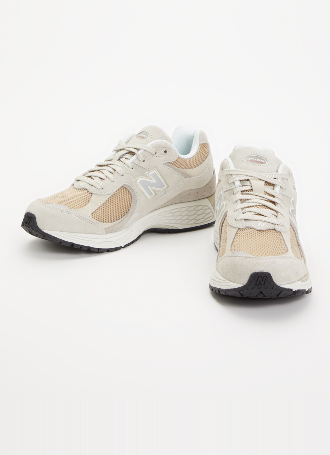 New Balance 2002 sneaker met suède details - detail 3 beige