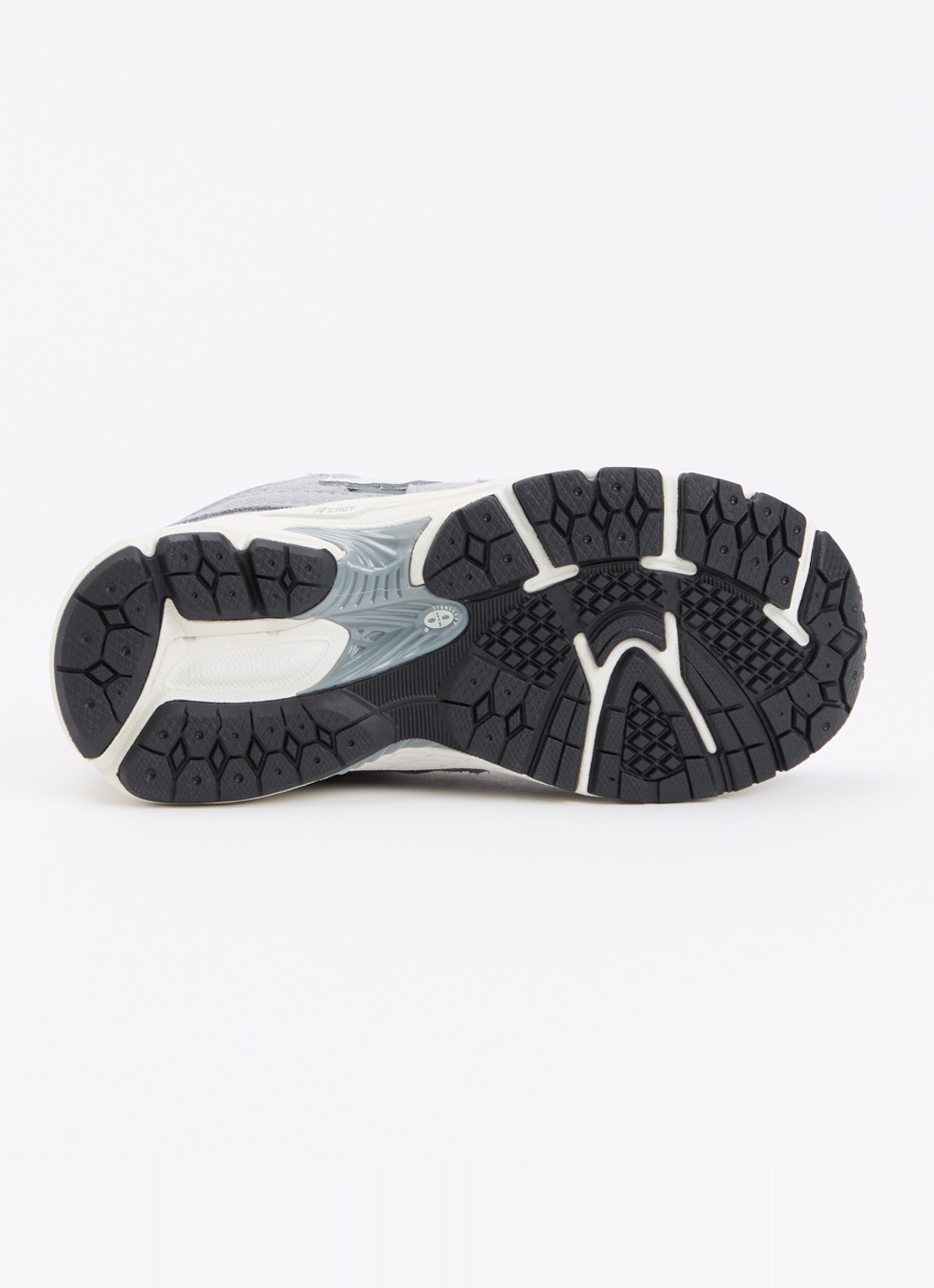 New Balance 2002R sneaker met details van suède - detail 4 grijs