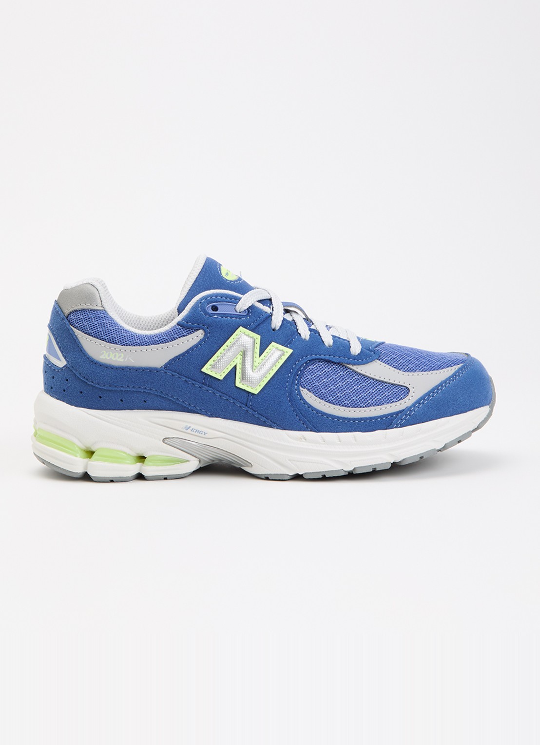New Balance 2002R sneaker met mesh details - voorkant 3 blauw