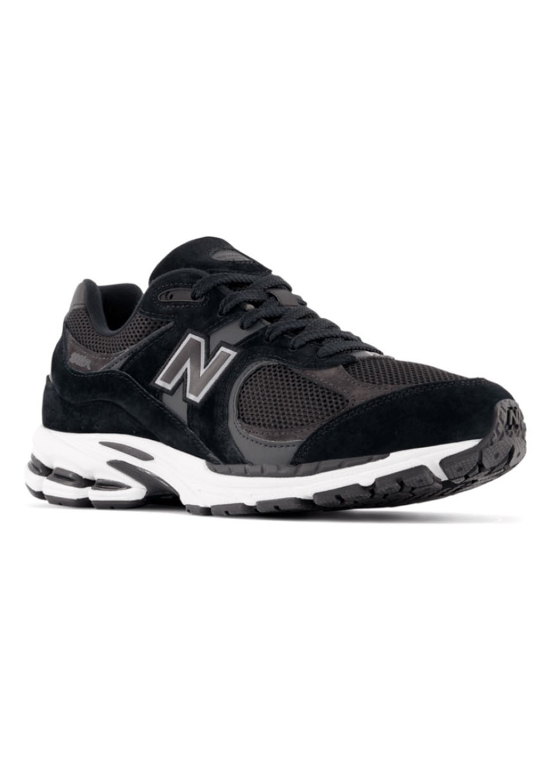 New Balance 2002R sneaker met suède details - detail zwart