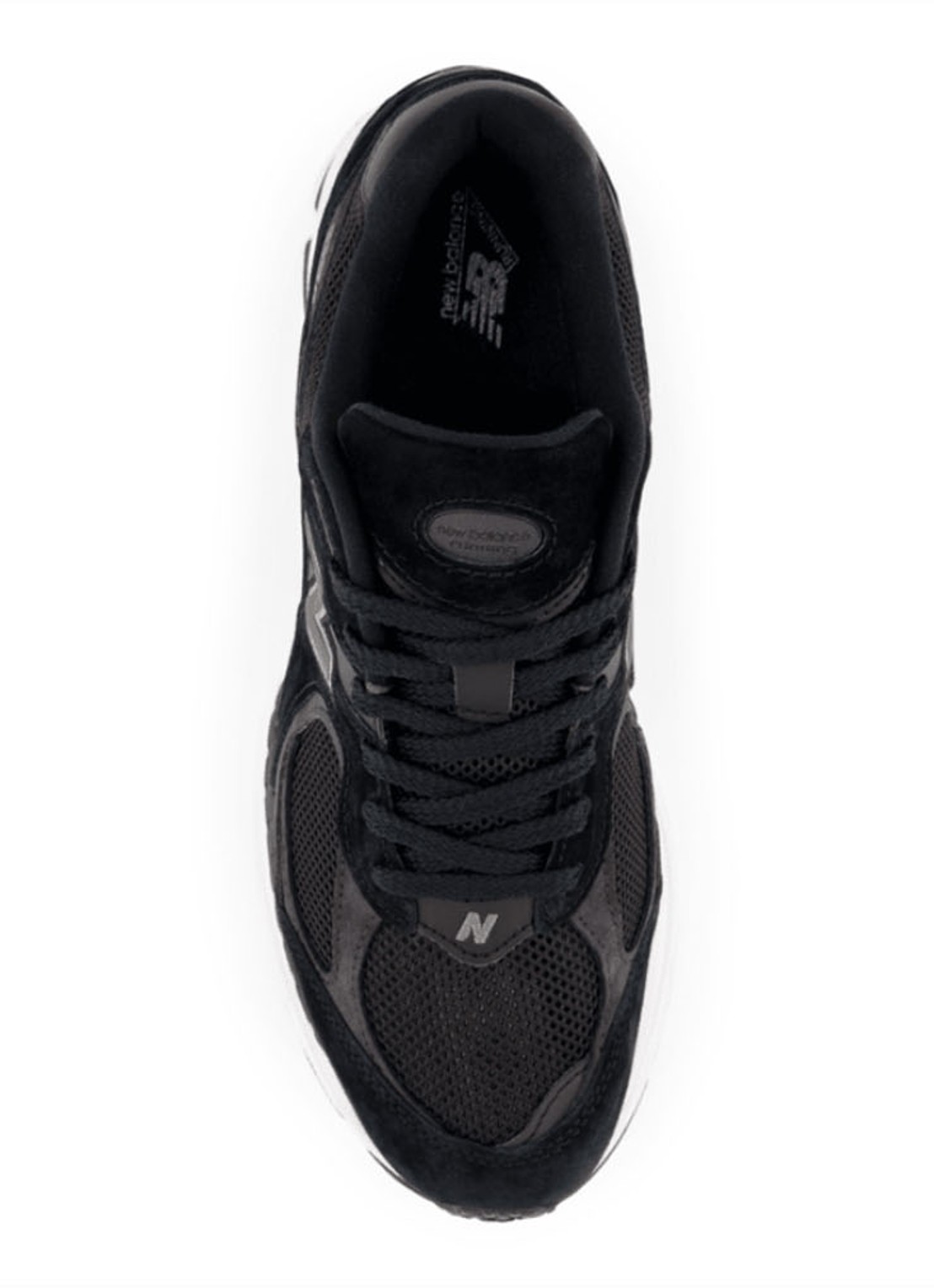 New Balance 2002R sneaker met suède details - detail 2 zwart