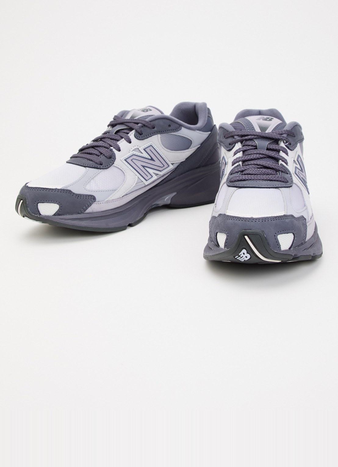 New Balance 2010 sneaker met suède details - detail donkerblauw