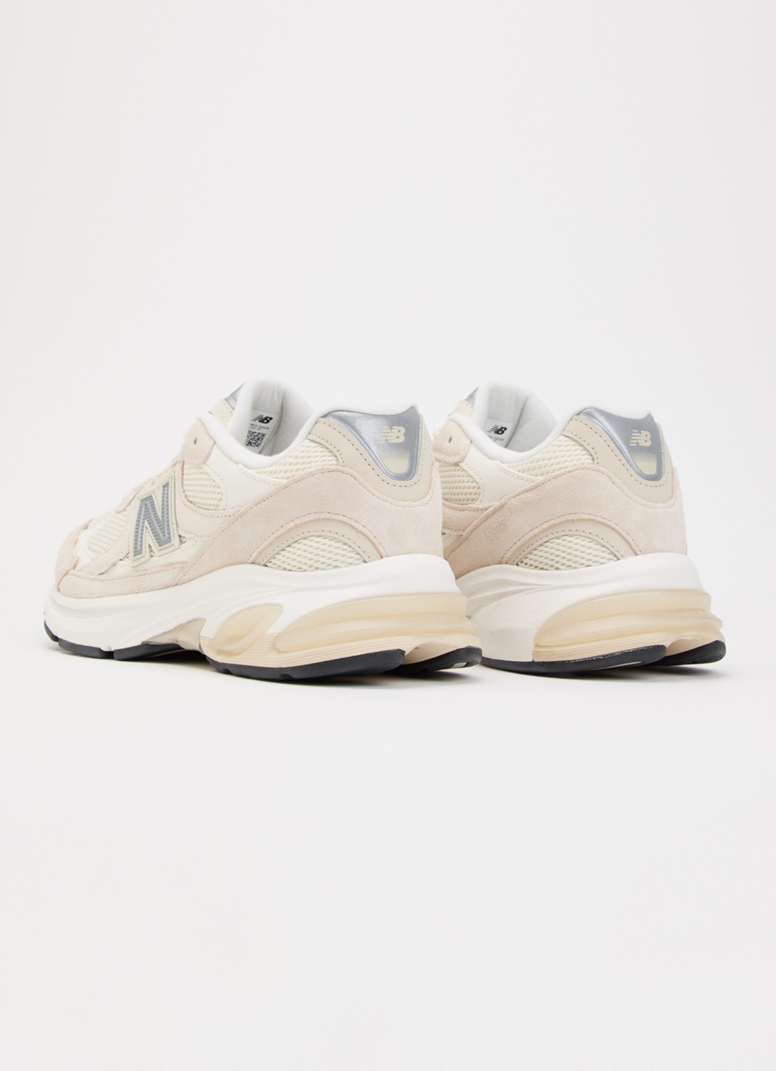 New Balance 2010 sneaker met suède details - achterkant 5 beige