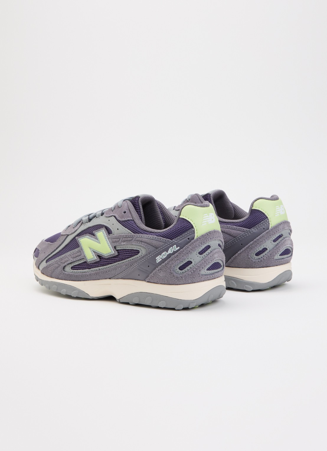 New Balance 204L sneaker met mesh details - achterkant 3 grijs