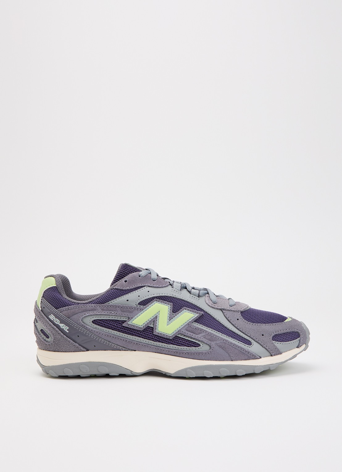 New Balance 204L sneaker met mesh details - voorkant grijs
