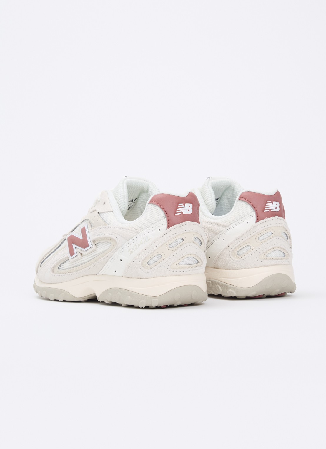 New Balance 204L sneaker met mesh details - achterkant 2 gebroken wit