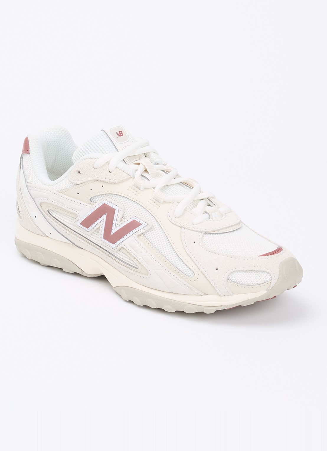 New Balance 204L sneaker met mesh details - voorkant gebroken wit