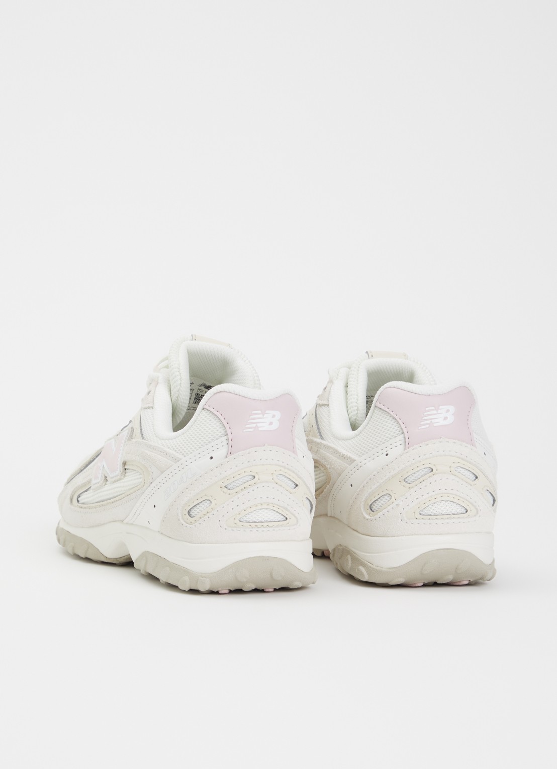 New Balance 204L sneaker van mesh met details van suède - achterkant 8 taupe