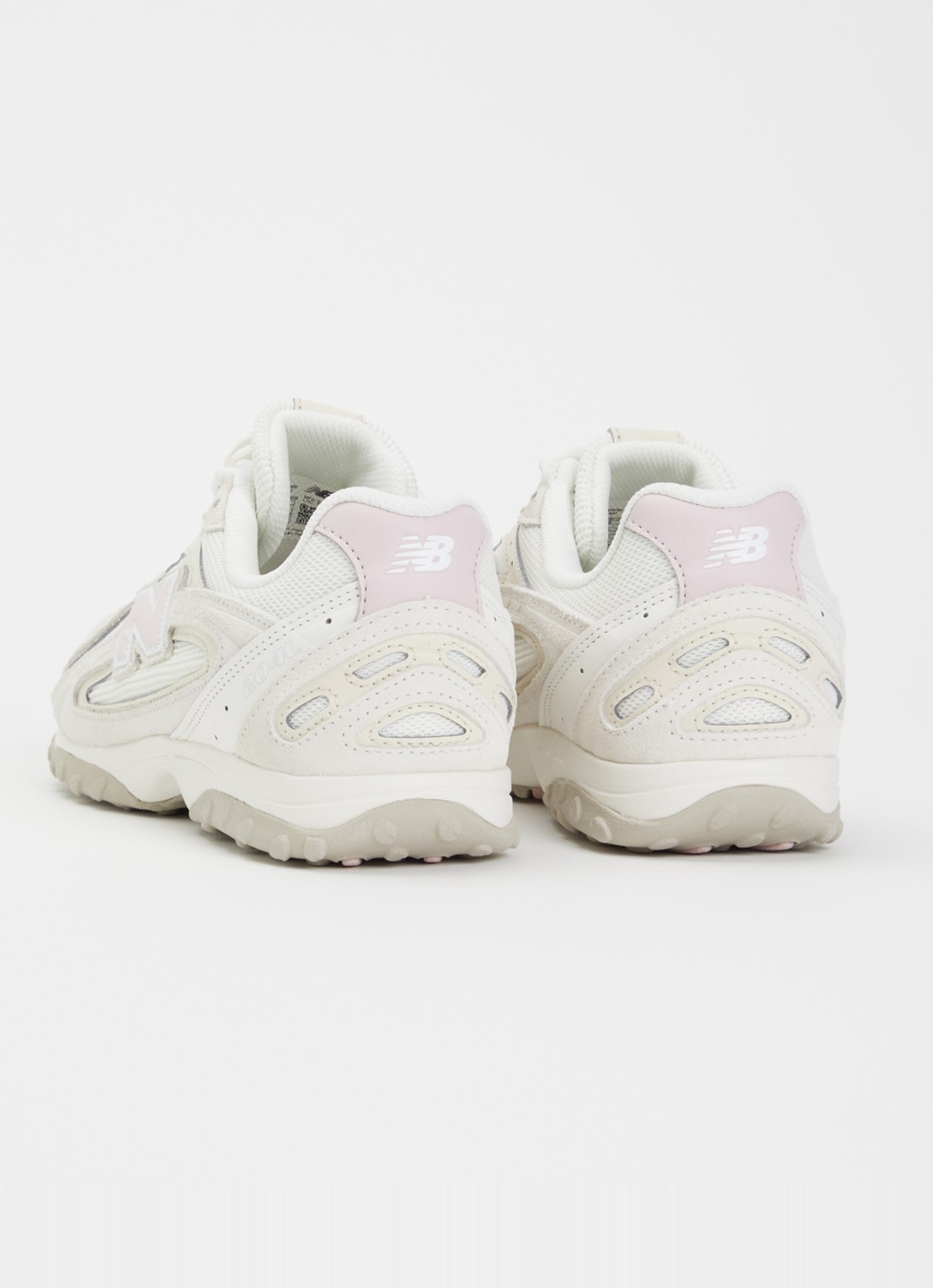 New Balance 204L sneaker van mesh met details van suède - achterkant 9 taupe
