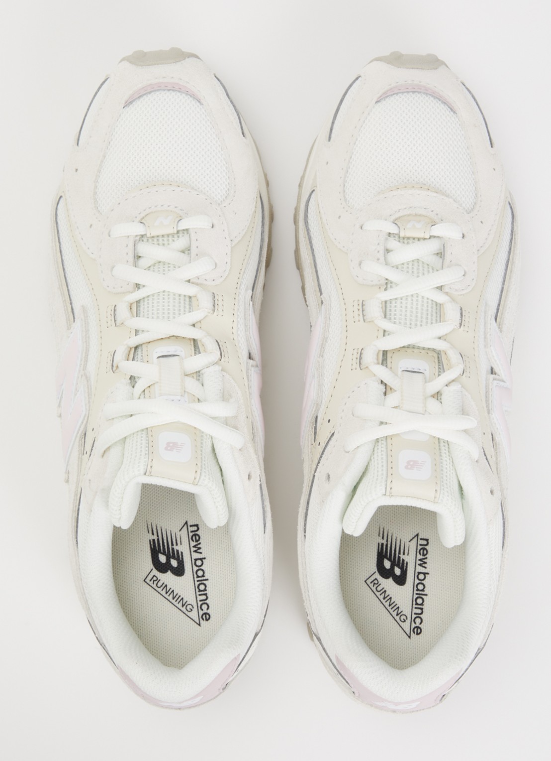 New Balance 204L sneaker van mesh met details van suède - detail 7 taupe