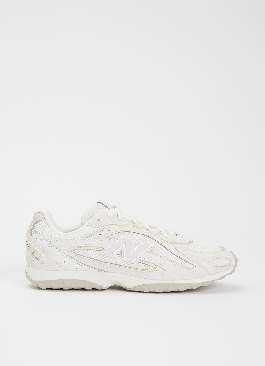 New Balance 204L sneaker van mesh met details van suède - voorkant 2 taupe