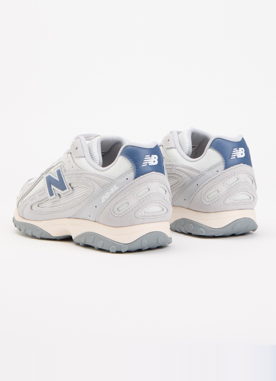 New Balance 204L sneaker van mesh met details van suède - achterkant 5 grijs