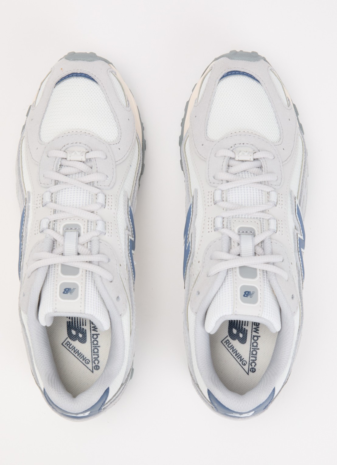 New Balance 204L sneaker van mesh met details van suède - detail 3 grijs