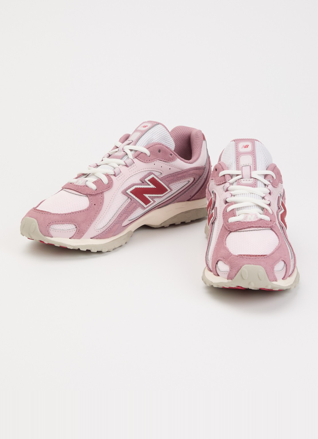 New Balance 204L sneaker van mesh met logo - detail 3 roze