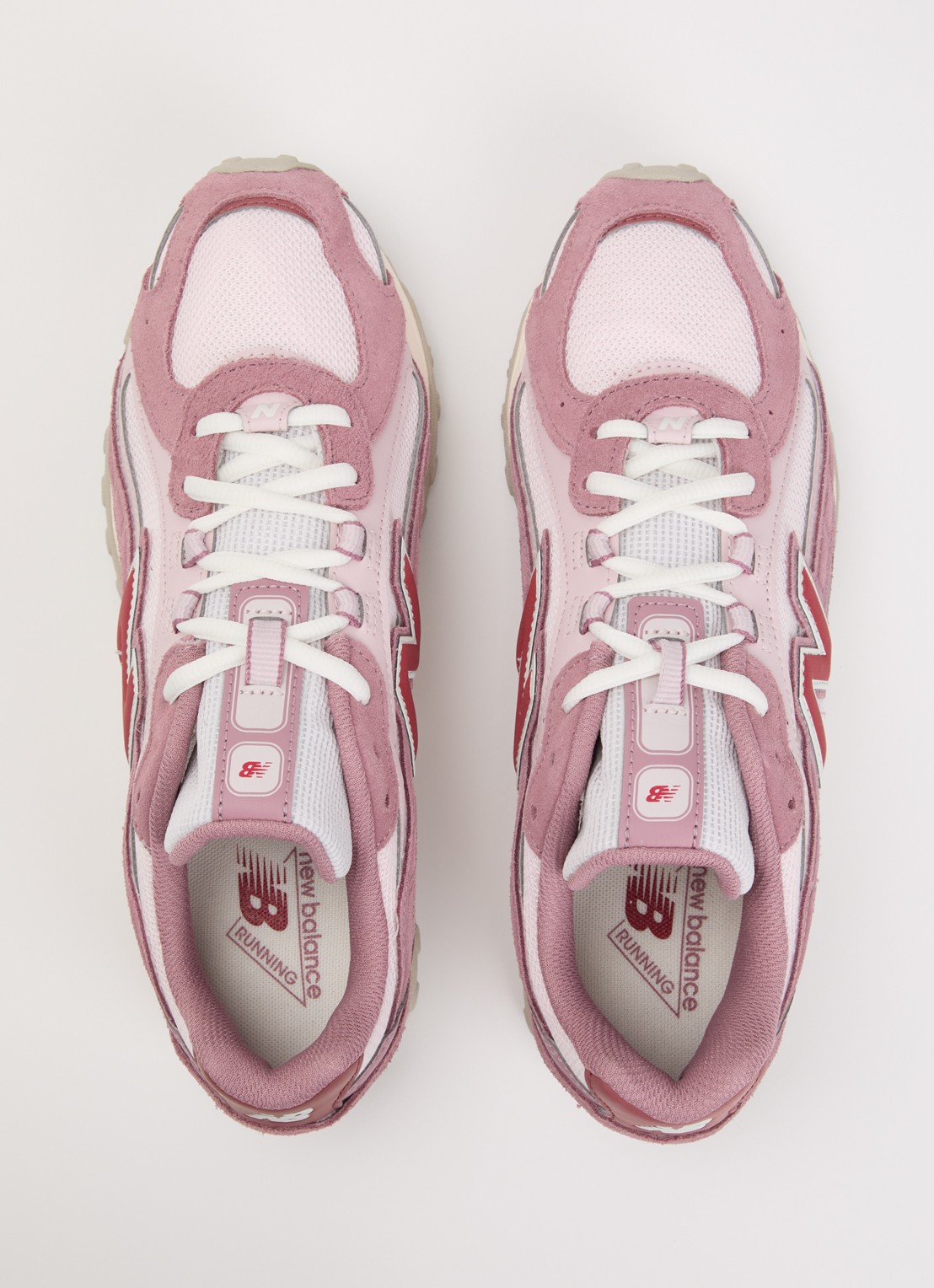 New Balance 204L sneaker van mesh met logo - detail 4 roze