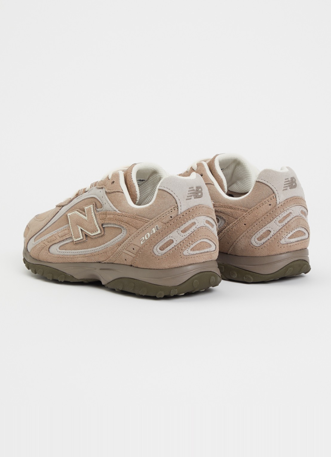New Balance 204L sneaker van suède - achterkant 5 beige