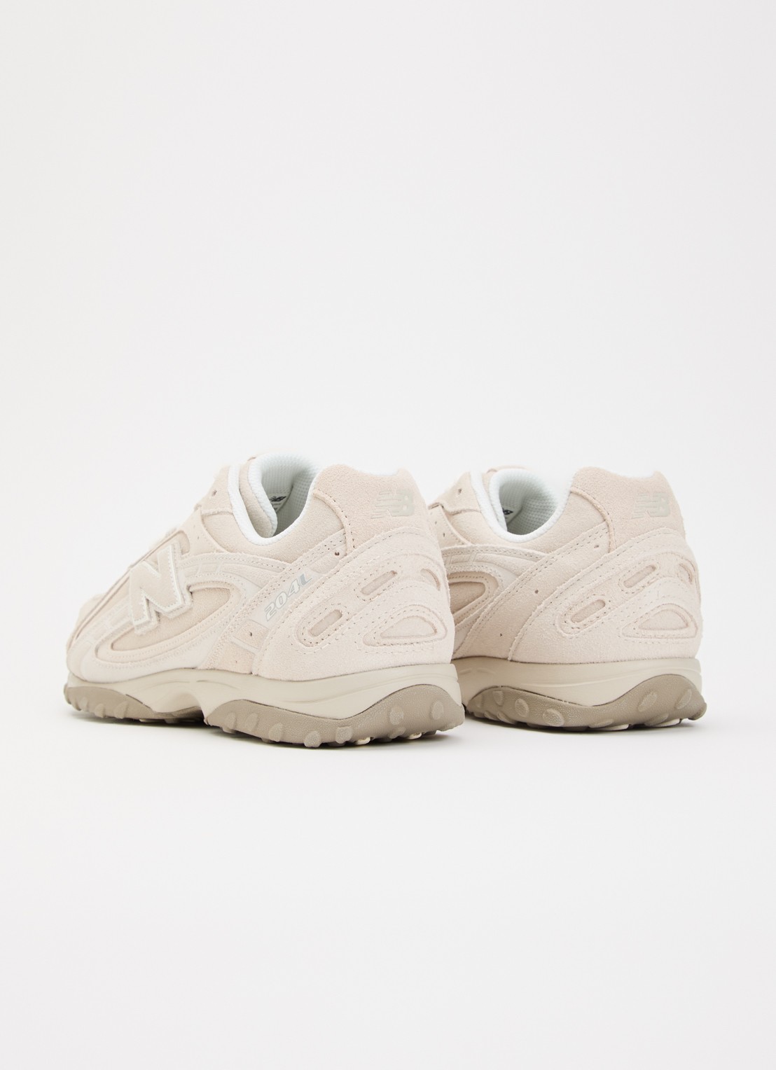 New Balance 204L sneaker van suède - achterkant 5 beige