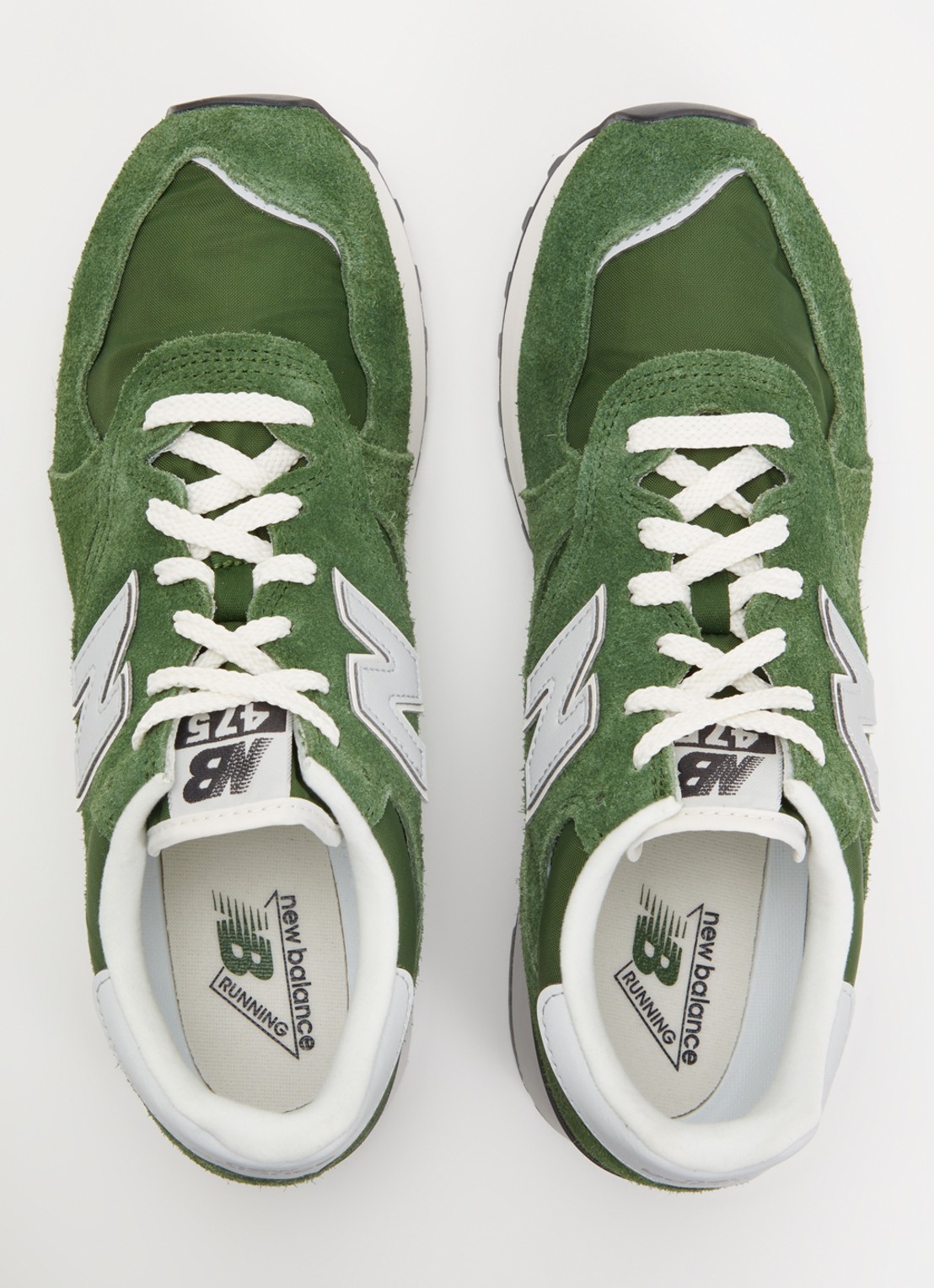 New Balance 475 sneaker met suède details - detail 2 groen