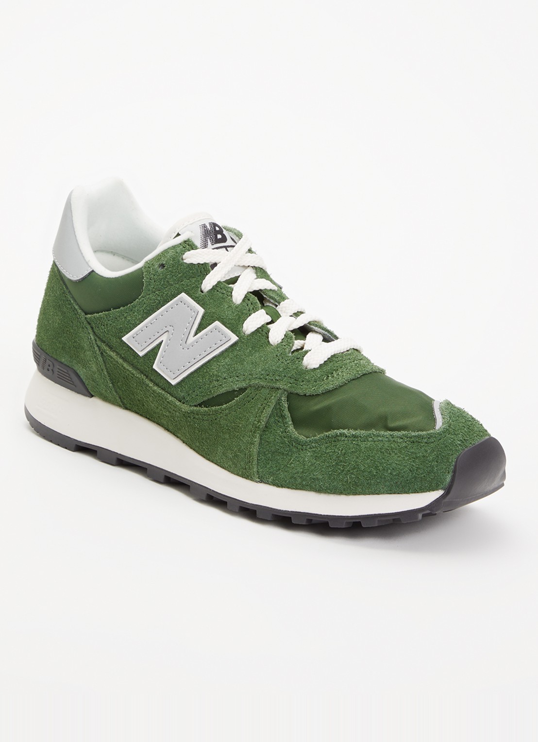New Balance 475 sneaker met suède details - voorkant 4 groen