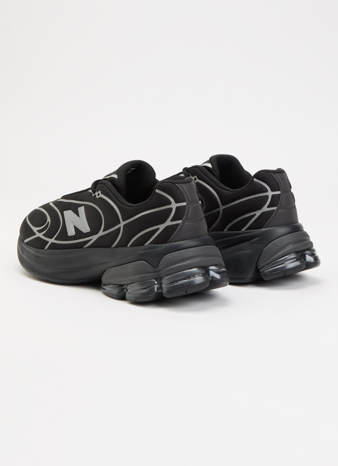 New Balance 5030 sneaker met logo - achterkant 4 zwart