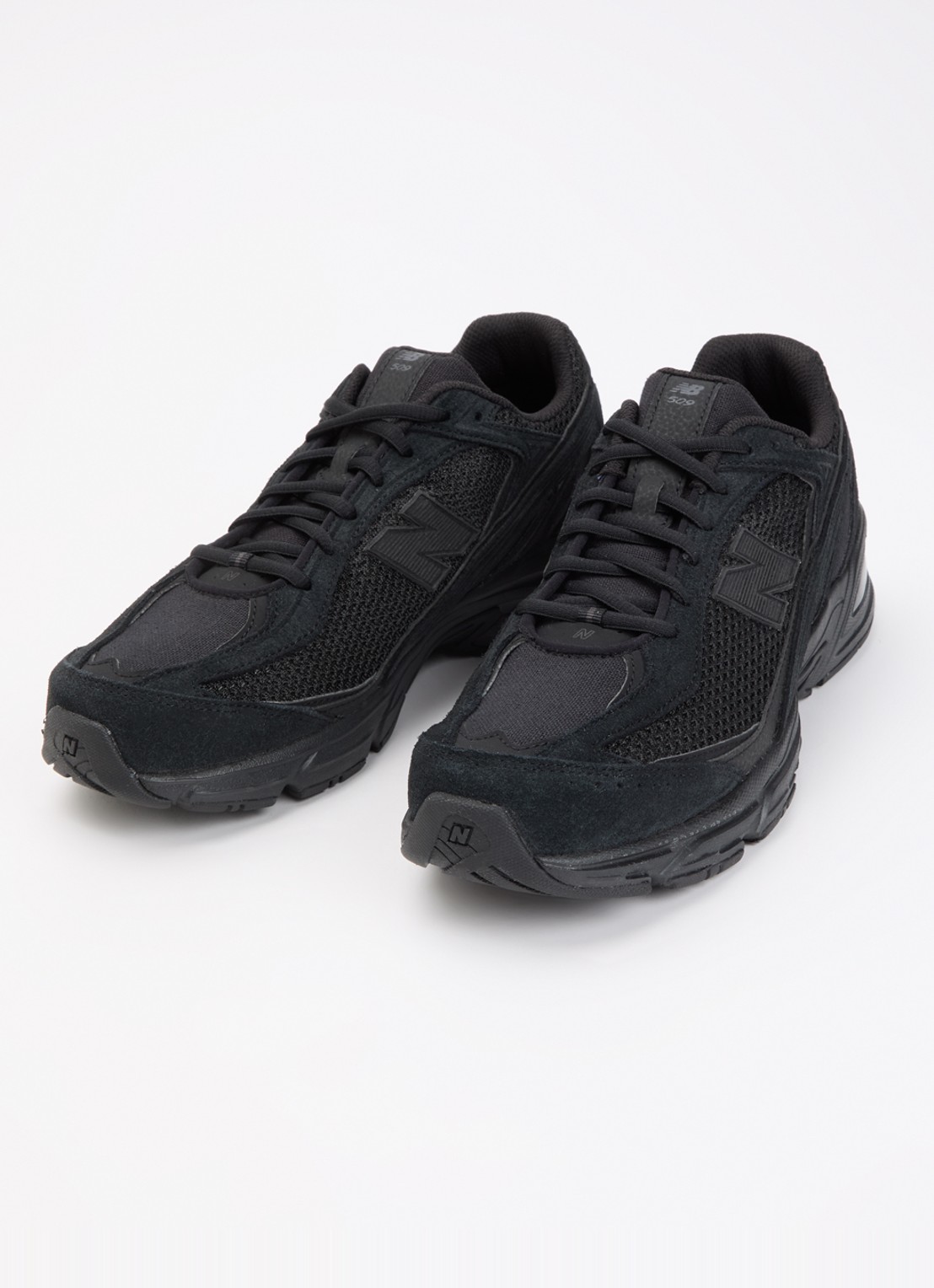 New Balance 509 sneaker met mesh details - detail 3 zwart