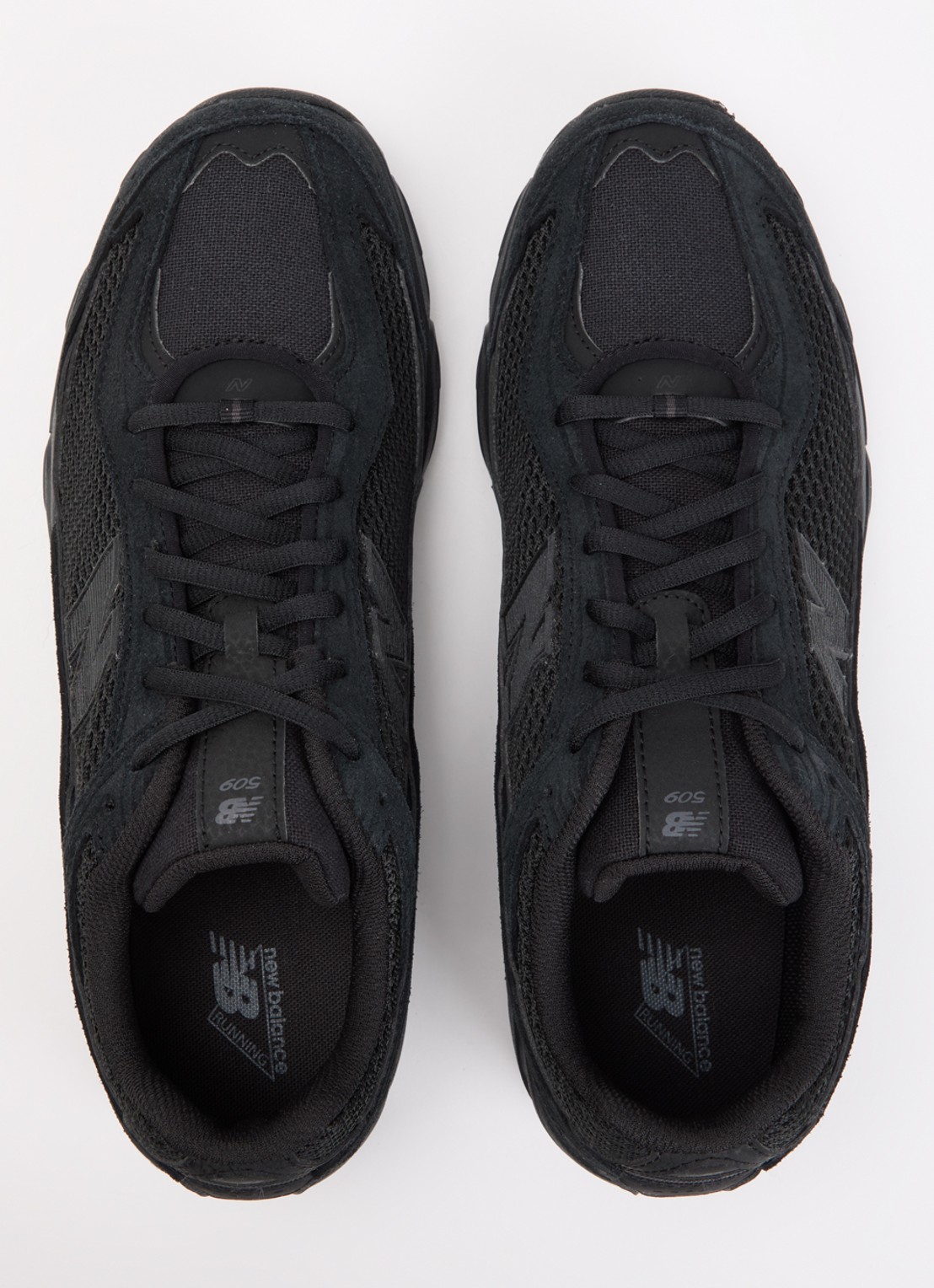 New Balance 509 sneaker met mesh details - detail 4 zwart