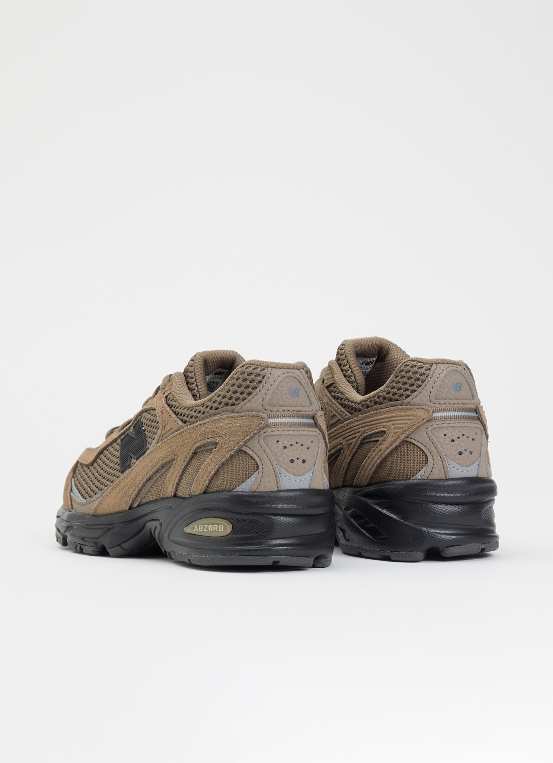 New Balance 509 sneaker met suède details - achterkant 6 bruin