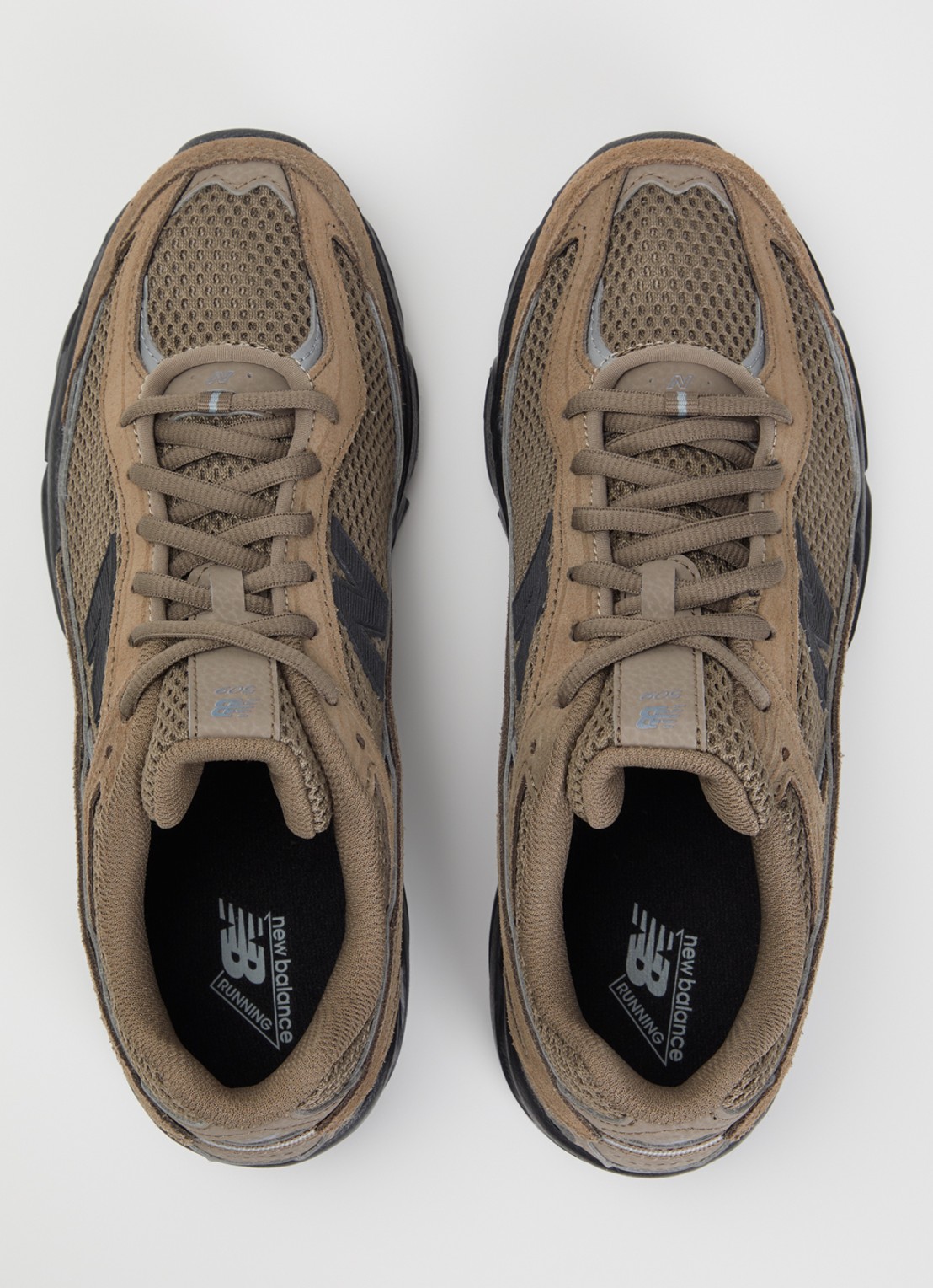 New Balance 509 sneaker met suède details - detail 4 bruin