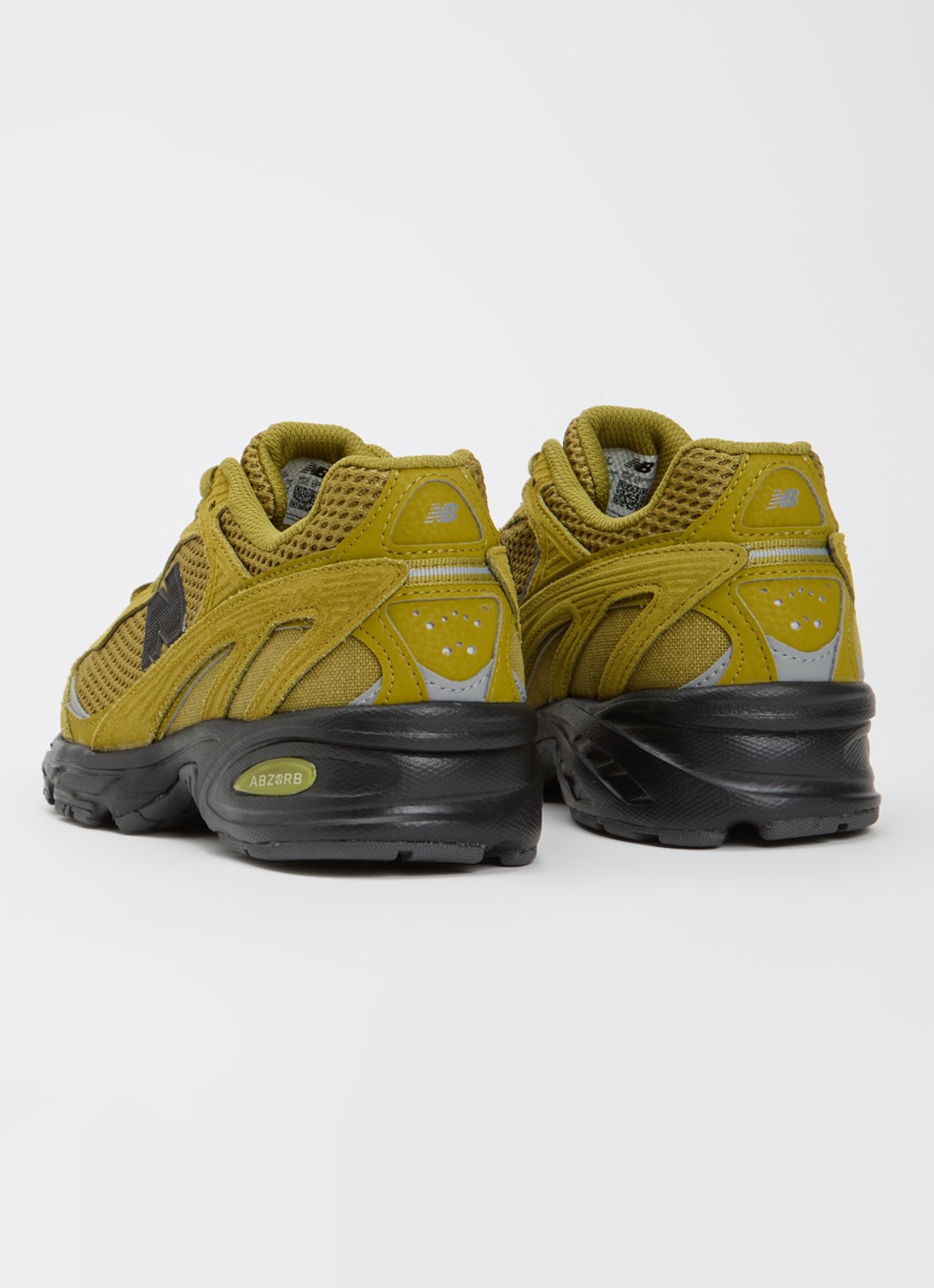 New Balance 509 sneaker van mesh met logo - achterkant 6 mosgroen