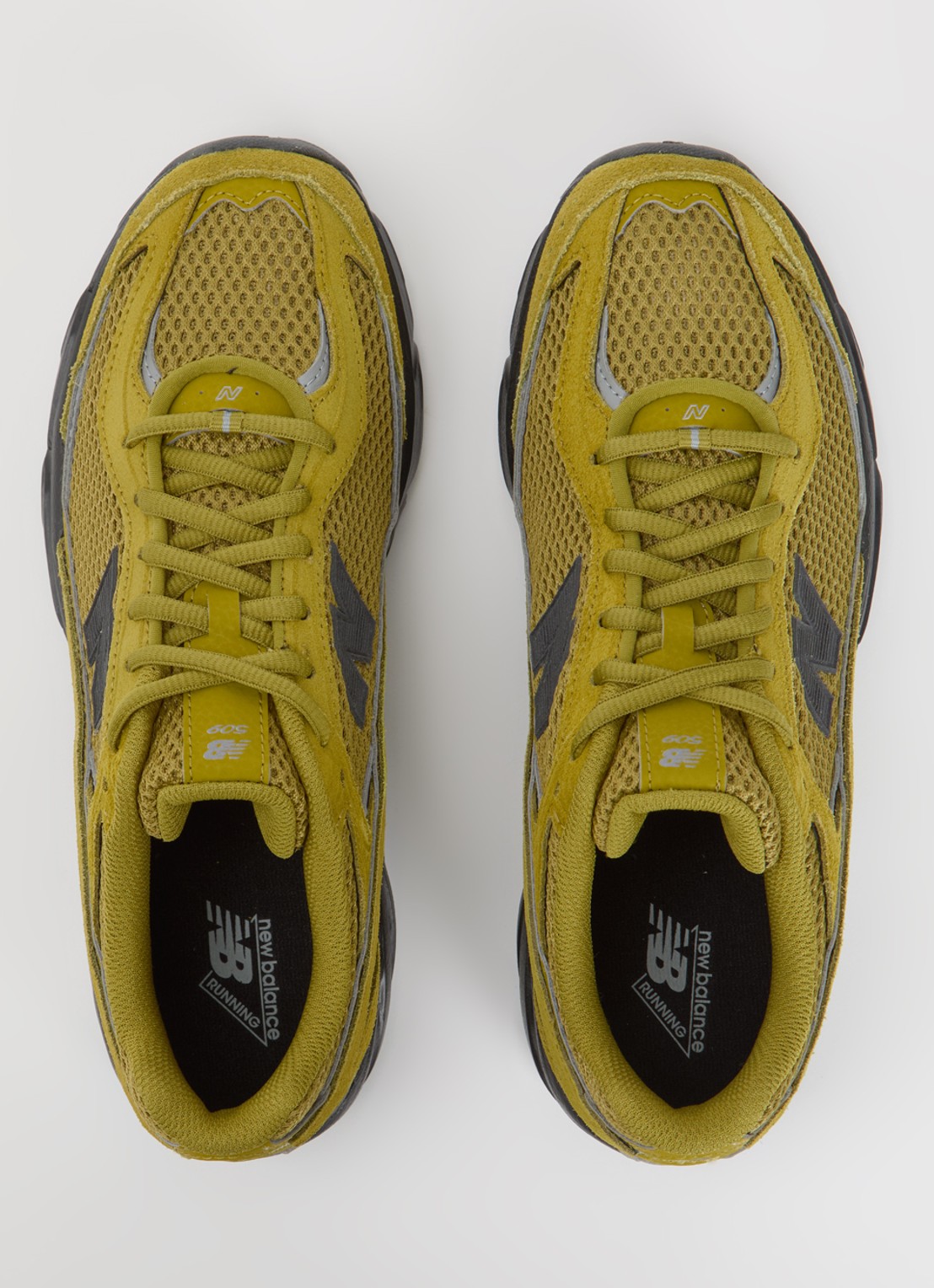 New Balance 509 sneaker van mesh met logo - detail 4 mosgroen