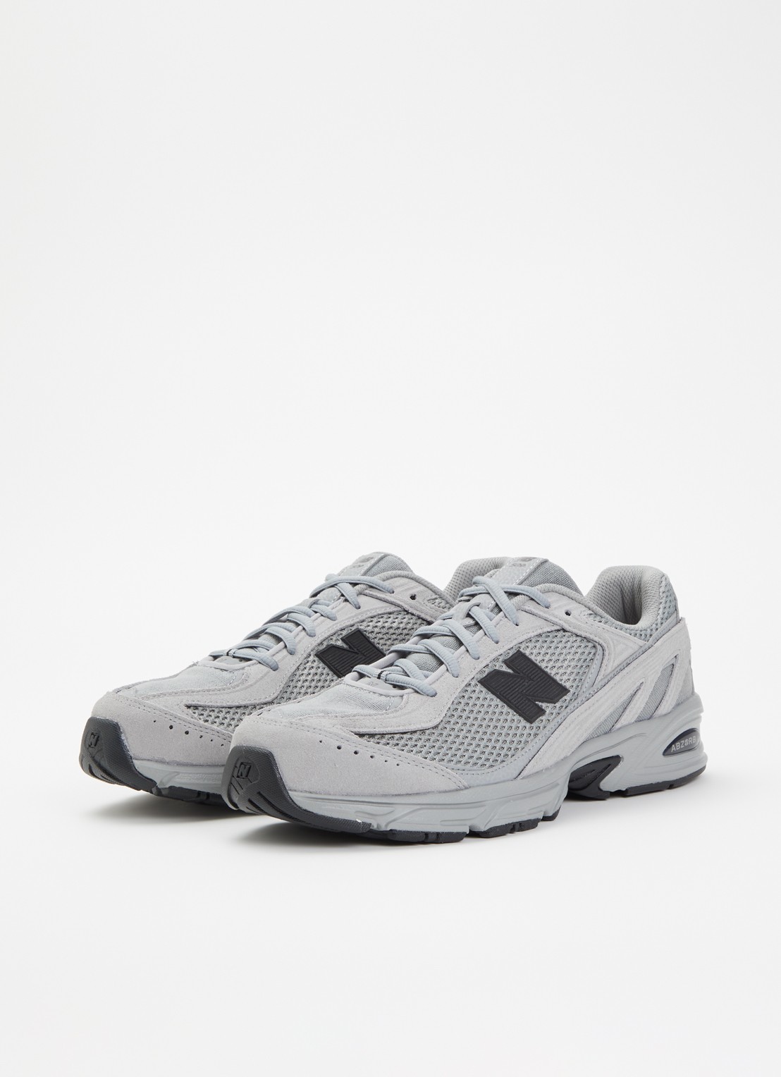 New Balance 509 sneaker van suède met mesh details  - detail 4 grijs