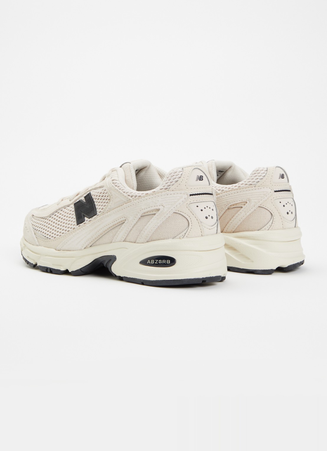 New Balance 509 sneaker van suède met mesh details  - achterkant 6 beige