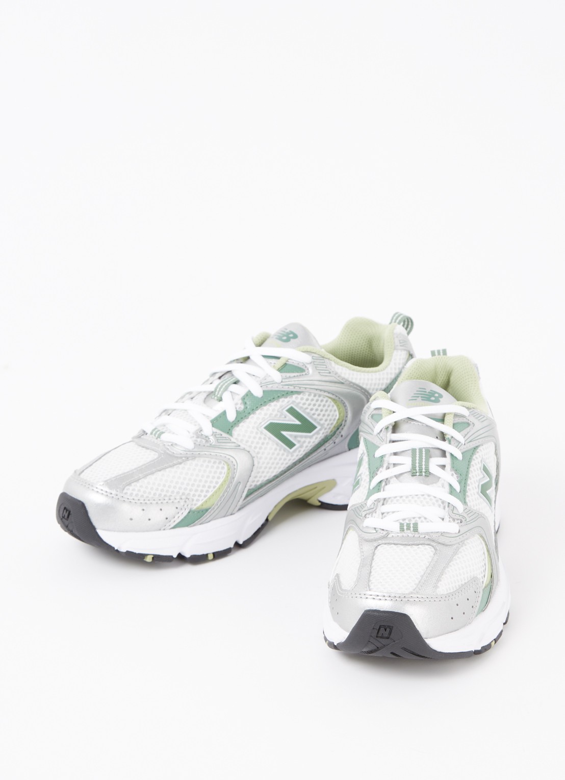 New Balance 530 sneaker met mesh details - detail groen