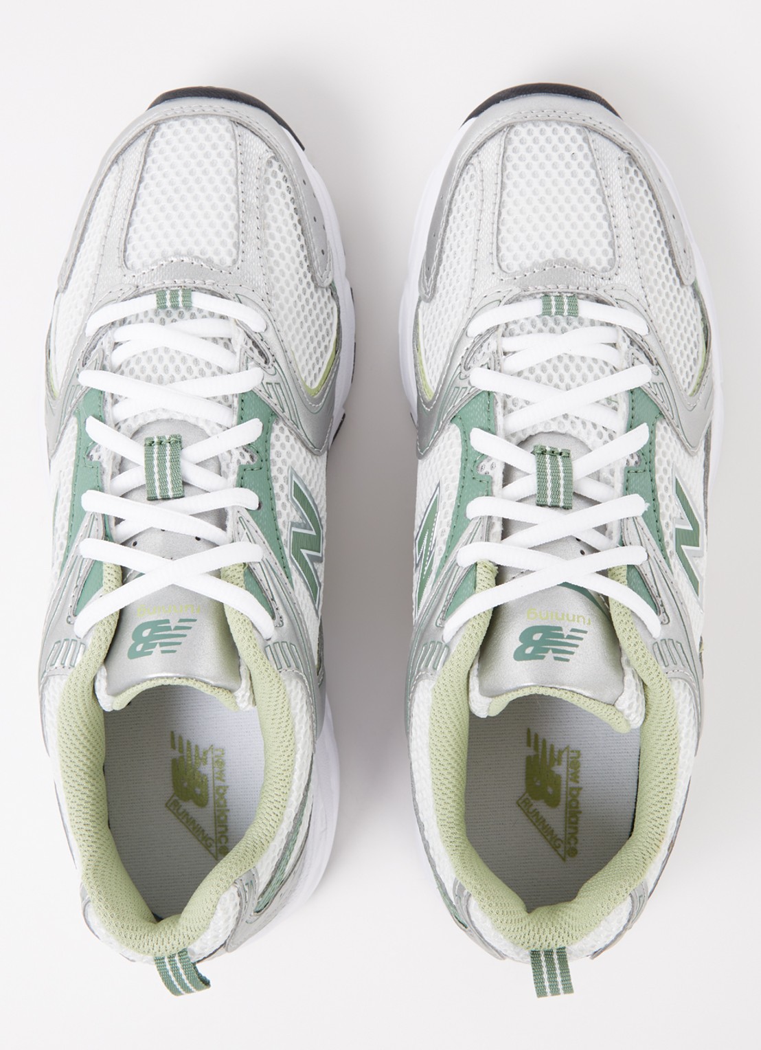 New Balance 530 sneaker met mesh details - detail 2 groen