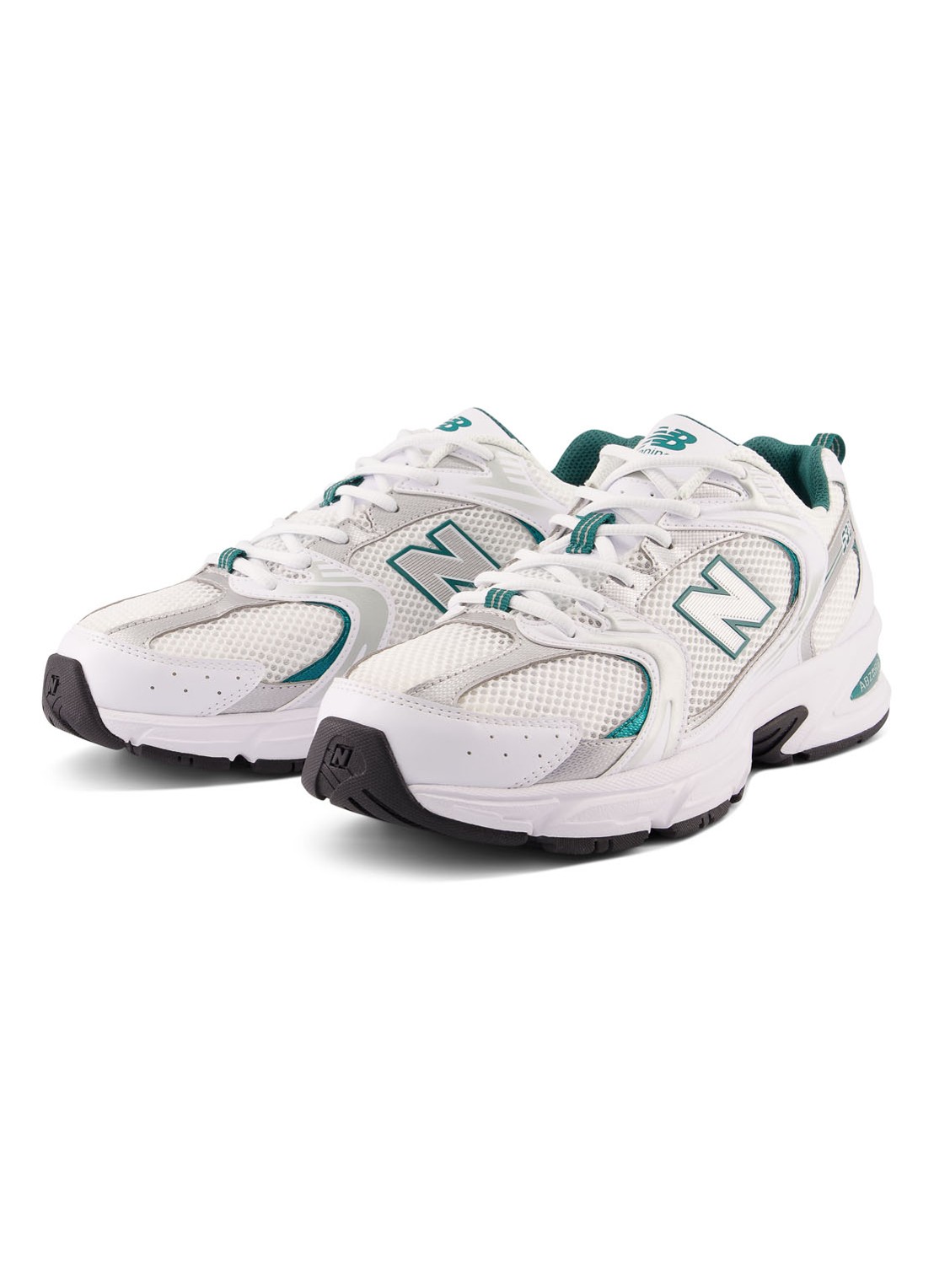New Balance 530 sneaker met mesh details - detail groen