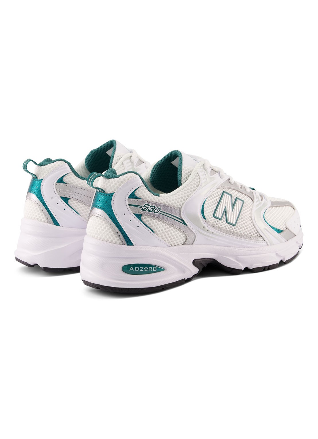 New Balance 530 sneaker met mesh details - detail 2 groen