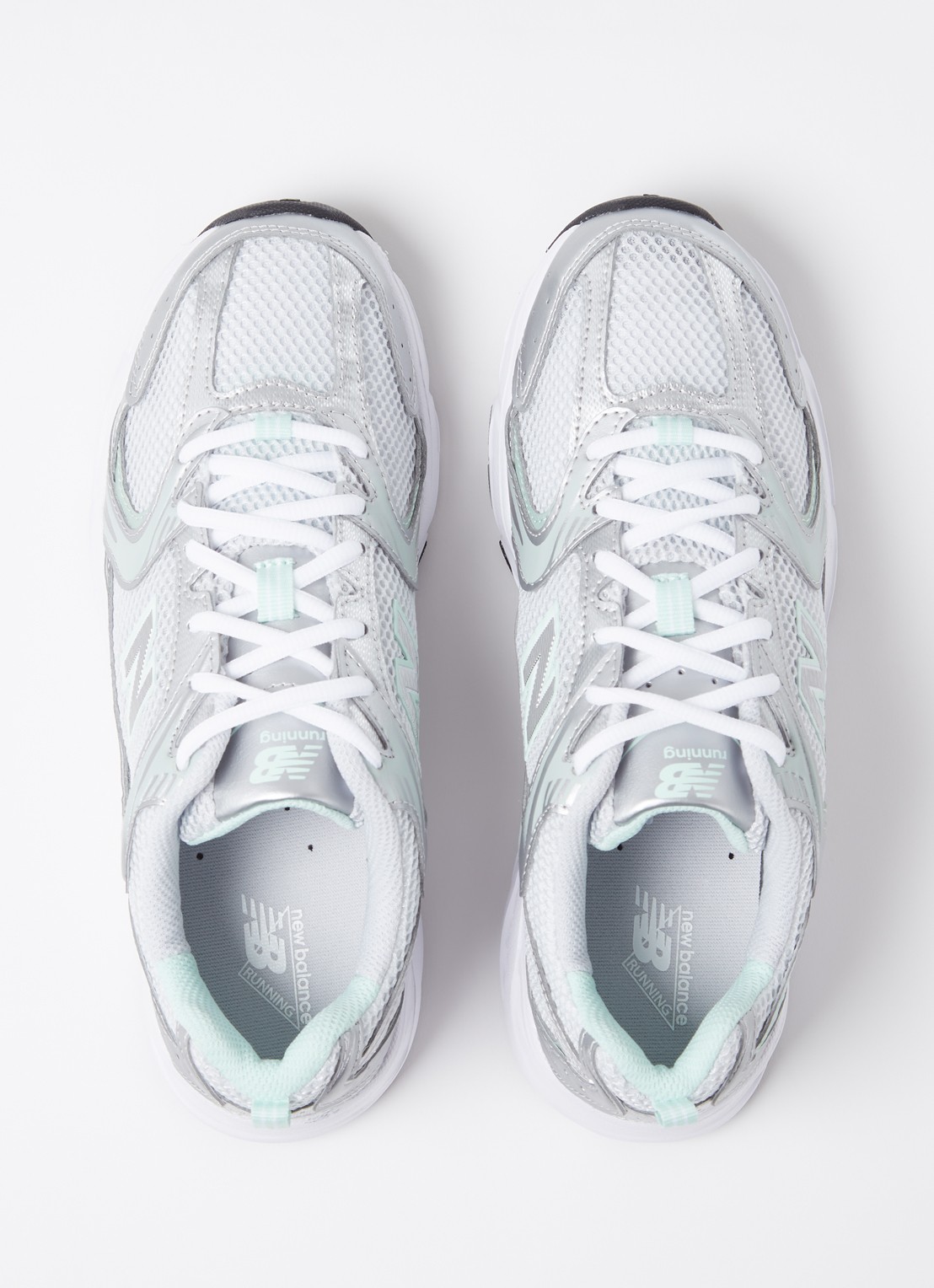 New Balance 530 sneaker met mesh details - detail 4 wit