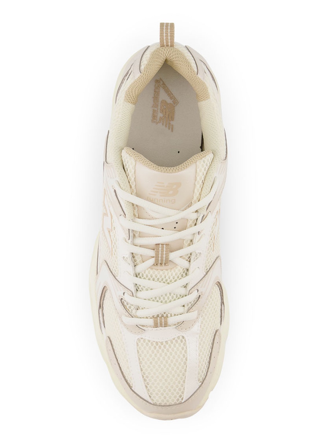 New Balance 530 sneaker met mesh details - detail 2 beige