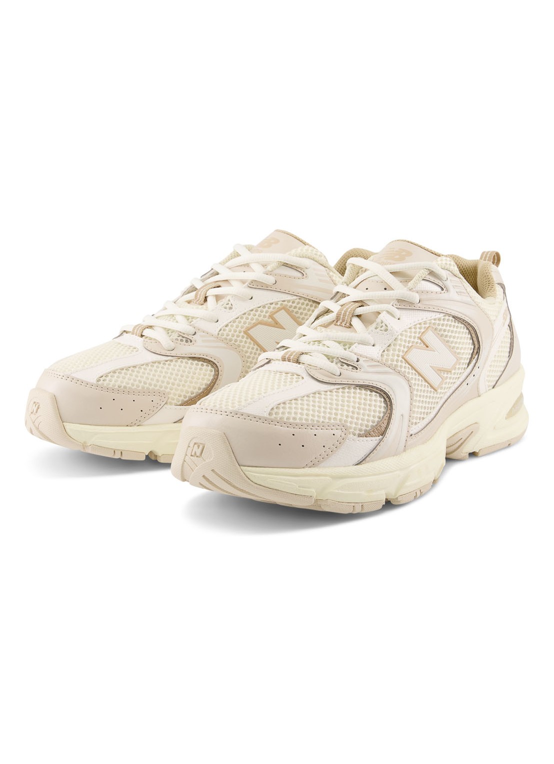 New Balance 530 sneaker met mesh details - detail 3 beige