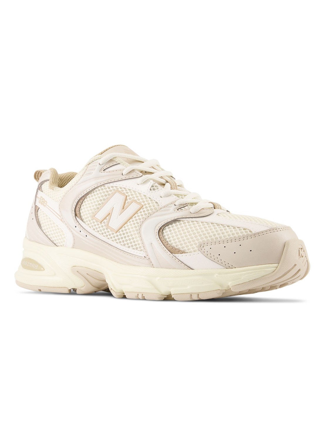 New Balance 530 sneaker met mesh details - voorkant 6 beige
