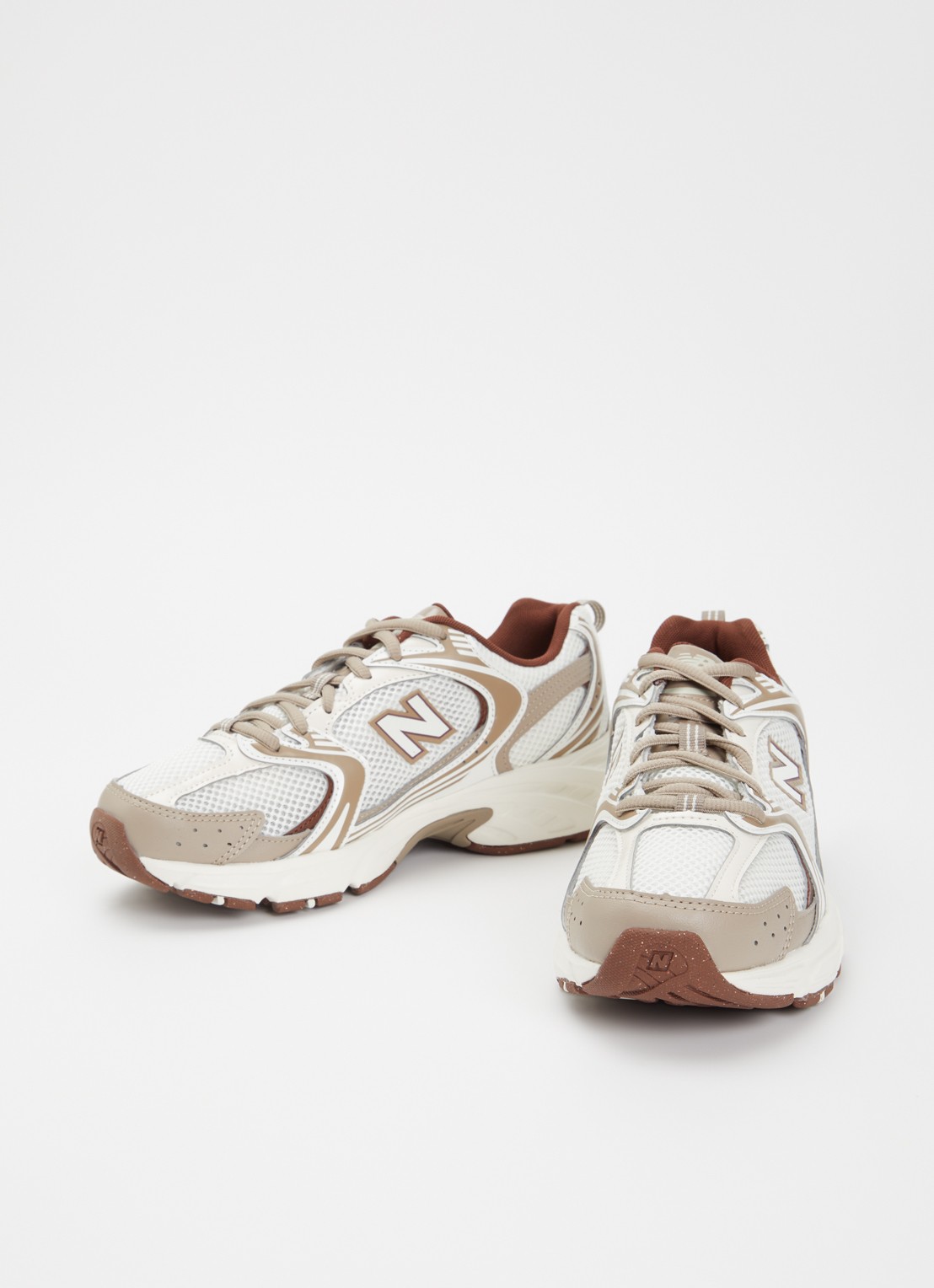 New Balance 530 sneaker met mesh details - detail 2 roodbruin