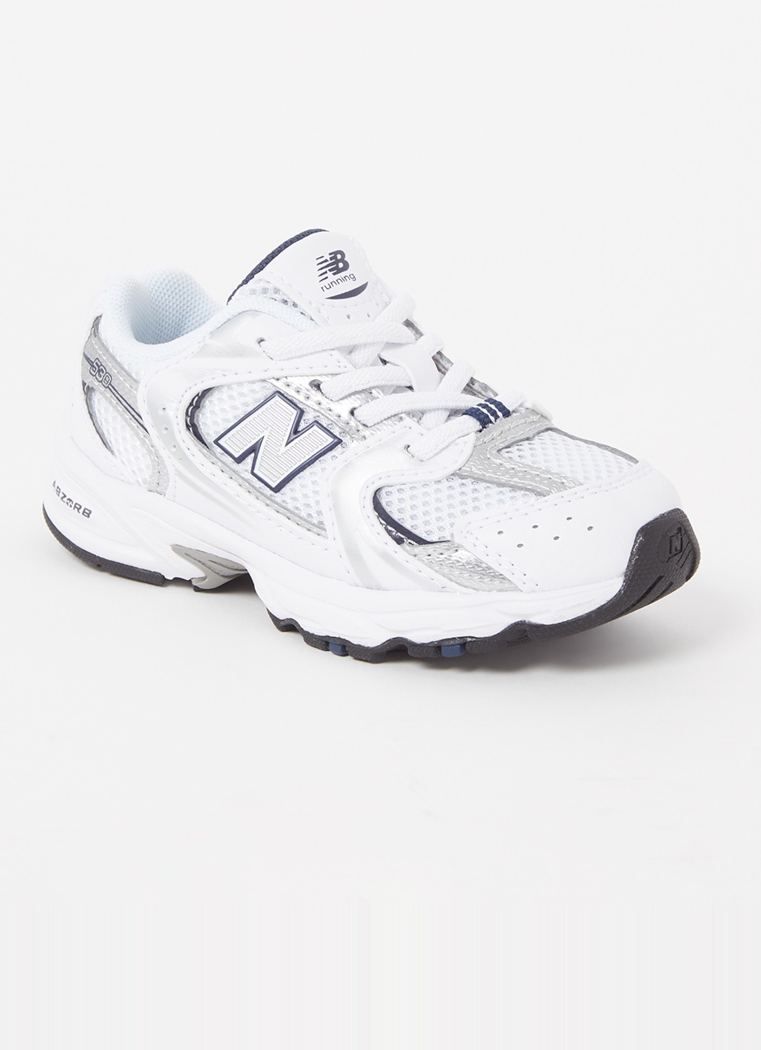 New Balance 530 sneaker met mesh details  - voorkant wit