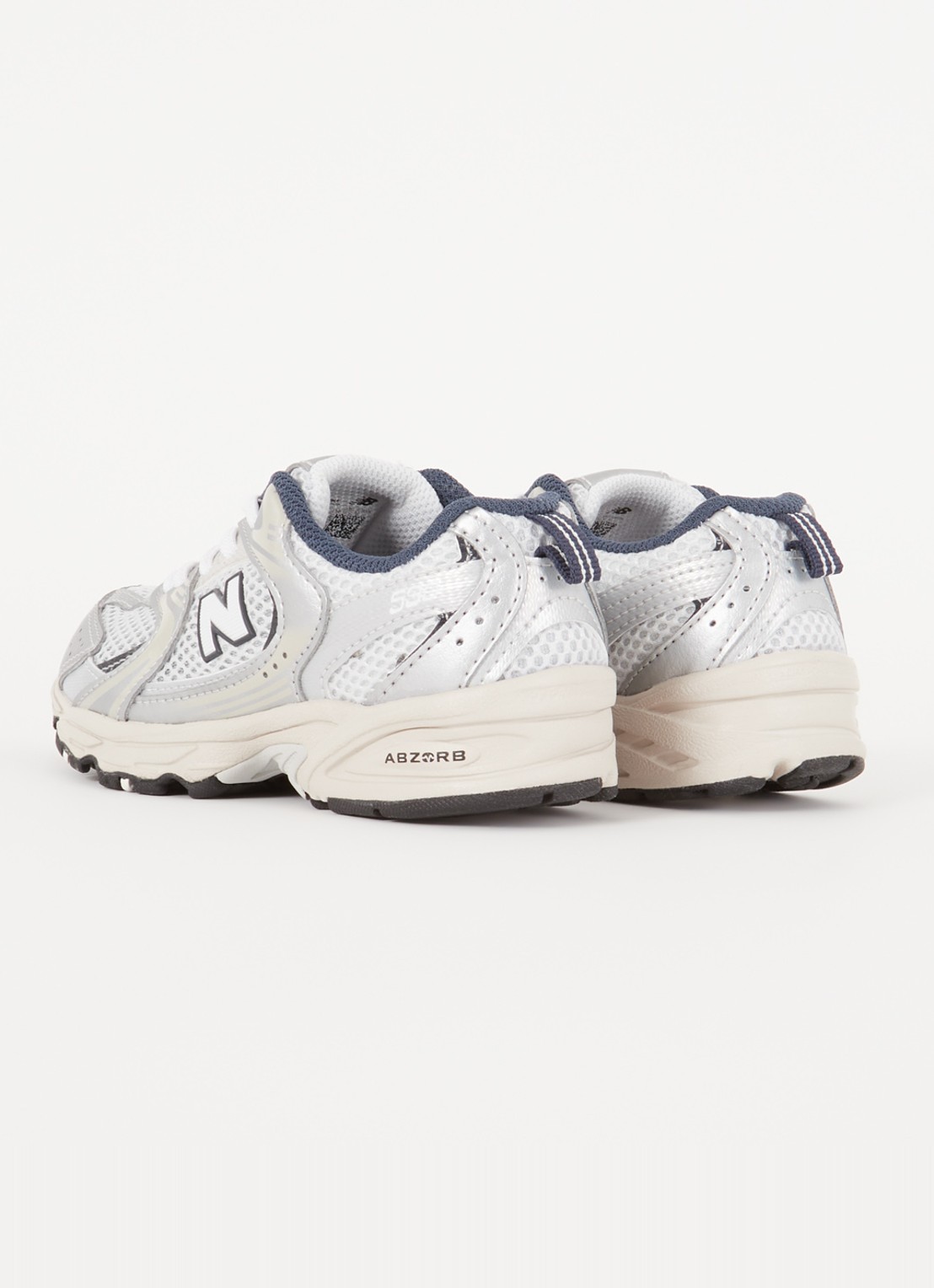 New Balance 530 sneaker met mesh details - achterkant 4 lichtgrijs