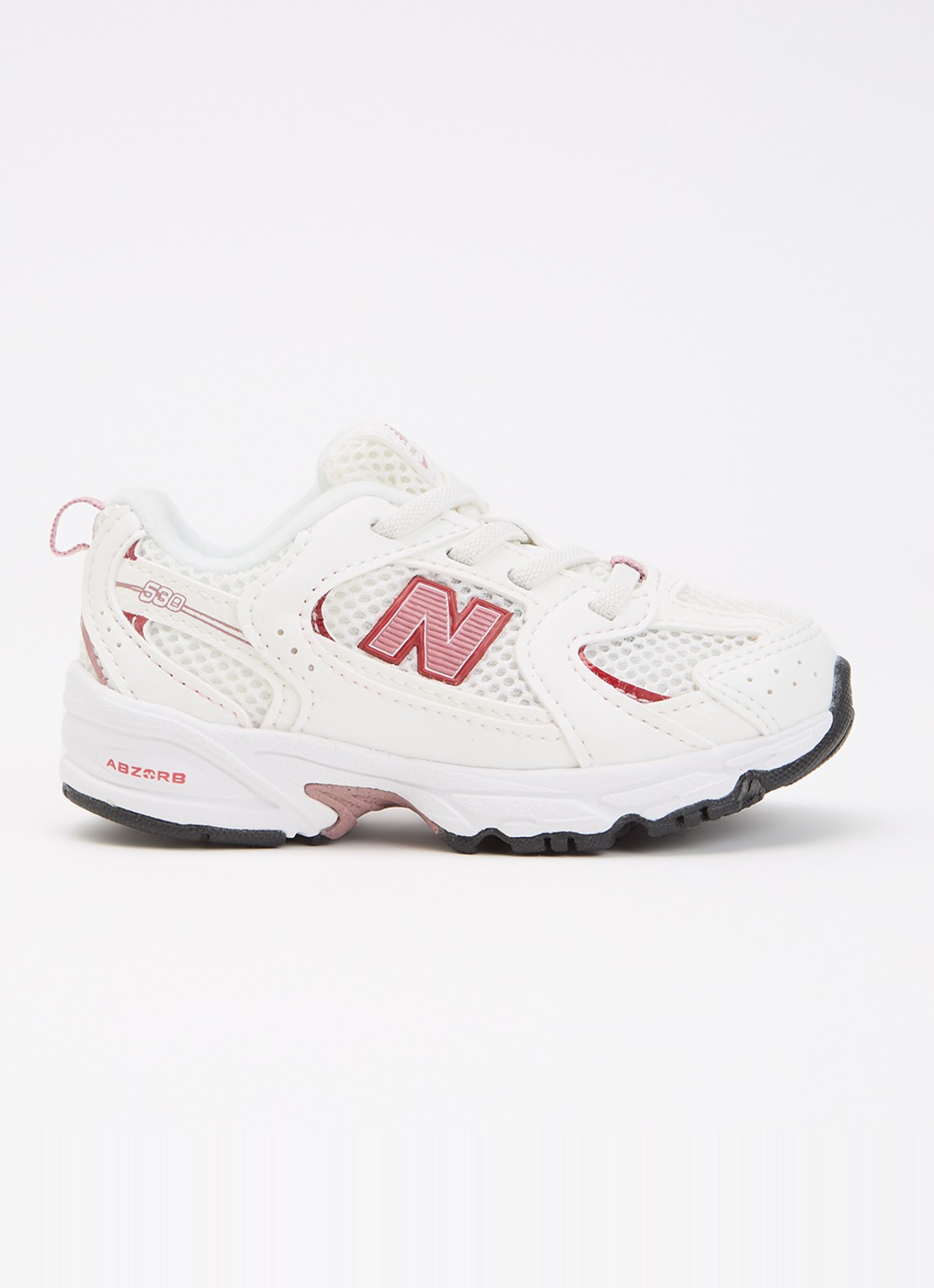 New Balance 530 sneaker met mesh details - voorkant 3 wit