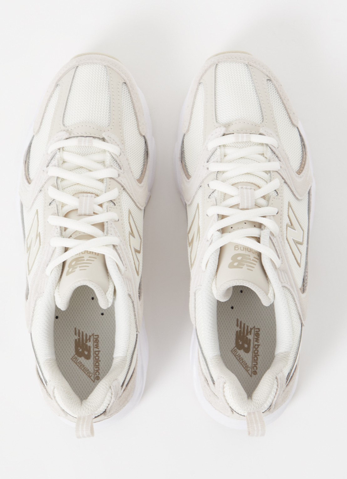 New Balance 530 sneaker met suède details - detail 3 beige